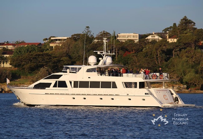 CORROBOREE 110' Lloyds Luxury Corporate Charter Yacht