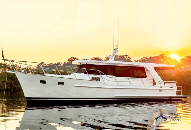 ILUKA 44' Integrity Motor Yacht New Year's Day Charter Sydney