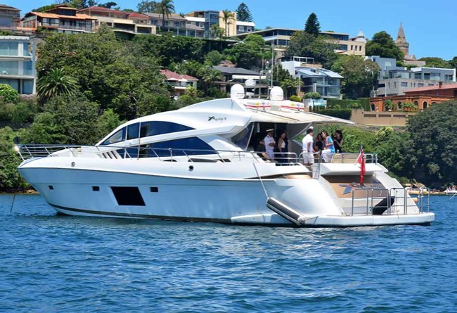 AQUABAY 70' Luxury Sports Yacht Private Charter