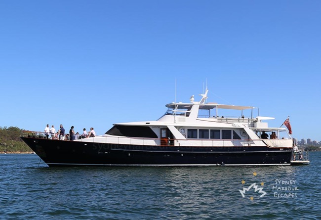 HIILANI Hiilani Boat Hire - Luxury Yacht Charter - Sydney Harbour Escapes
