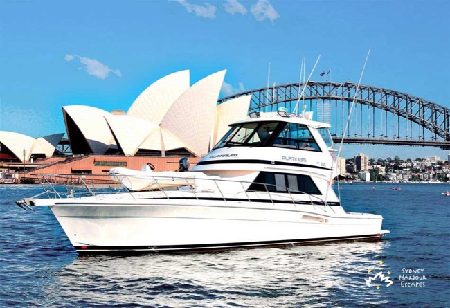 PLATINUM 55' Riviera Luxury Motor Vessel Australia Day Charter