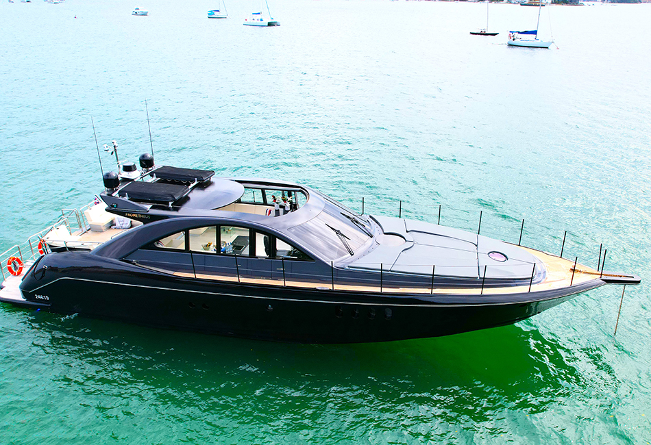 PROMETHEUS 77' Luxury Private Overnight Charter Boat