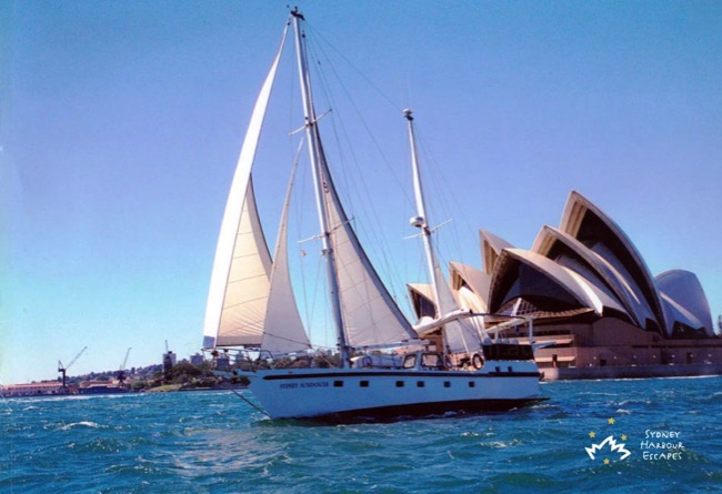 Sydney Sundancer sailing Harbour 
