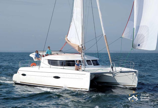 TOO UP 41' Lipari Luxury Sailing Catamaran Overnight Charter