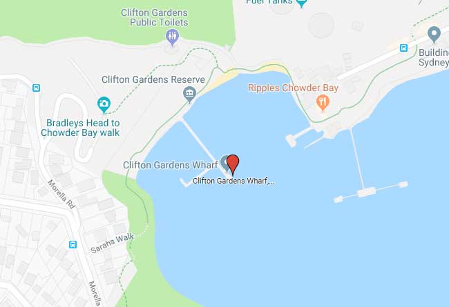 Clifton Gardens Wharf, Chowder Bay