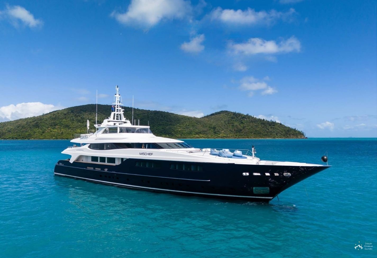 Mischief Boat Hire Luxury Superyacht Charter Sydney Harbour