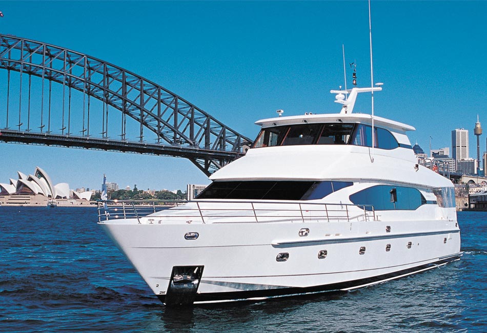 Oceanos Boat Hire Luxury Superyacht Charter Sydney Harbour