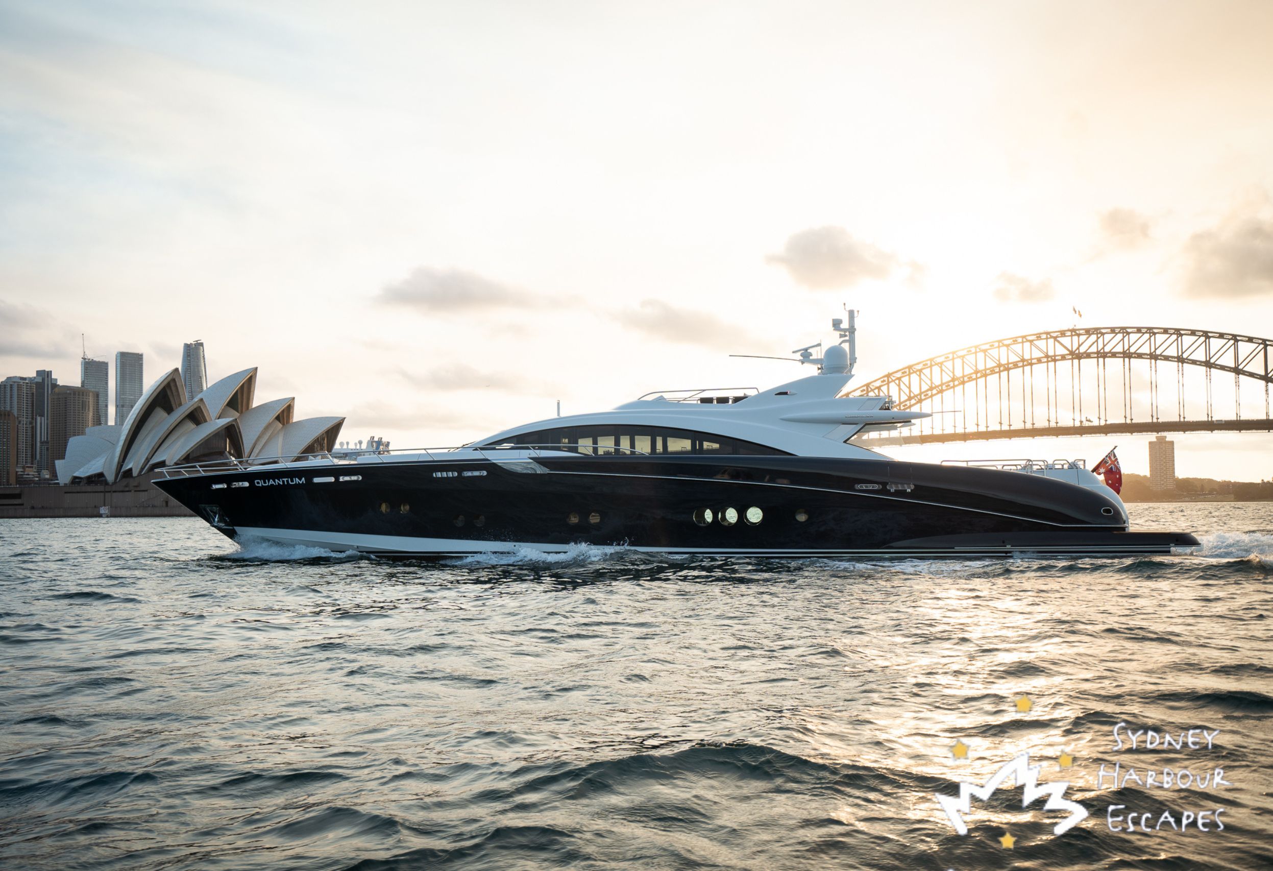 Quantum Boat Hire Luxury Superyacht Charter Sydney Harbour