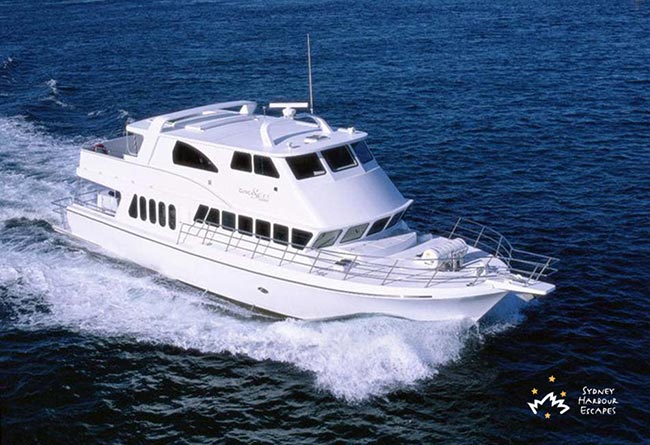 Circa Spirit 76' Power Vessel Wedding Charter