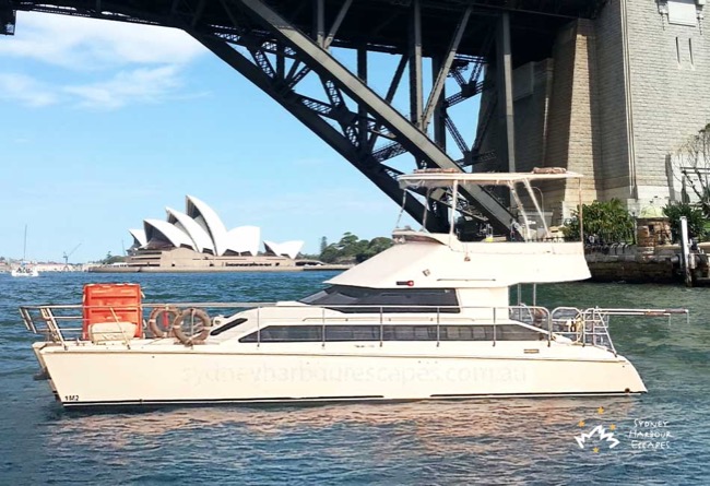 CLOUD 9  40' Tasman Power Catamaran Private Charter