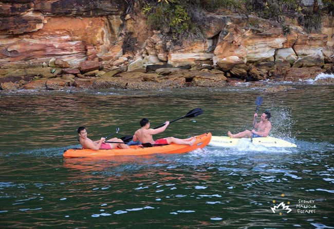 Hestia friends kayaking 