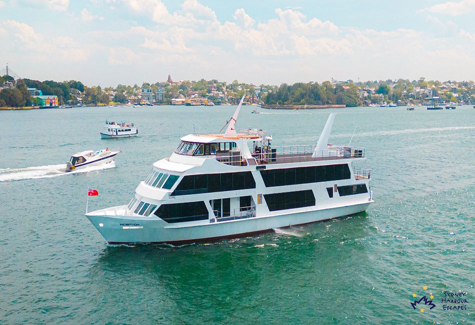Inception Boat Hire Private Party Charter Sydney Harbour