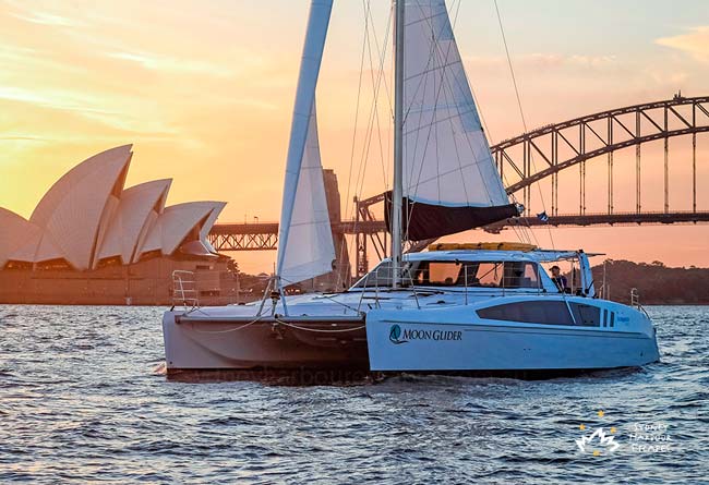 MOON GLIDER 41' Sailing Catamaran Overnight Charter