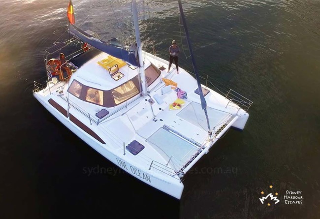 ONE OCEAN 34' Seawind Sailing Catamaran New Year's Eve Charter