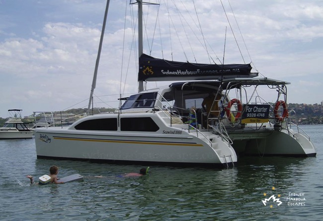 Seawind Guests Swimming 