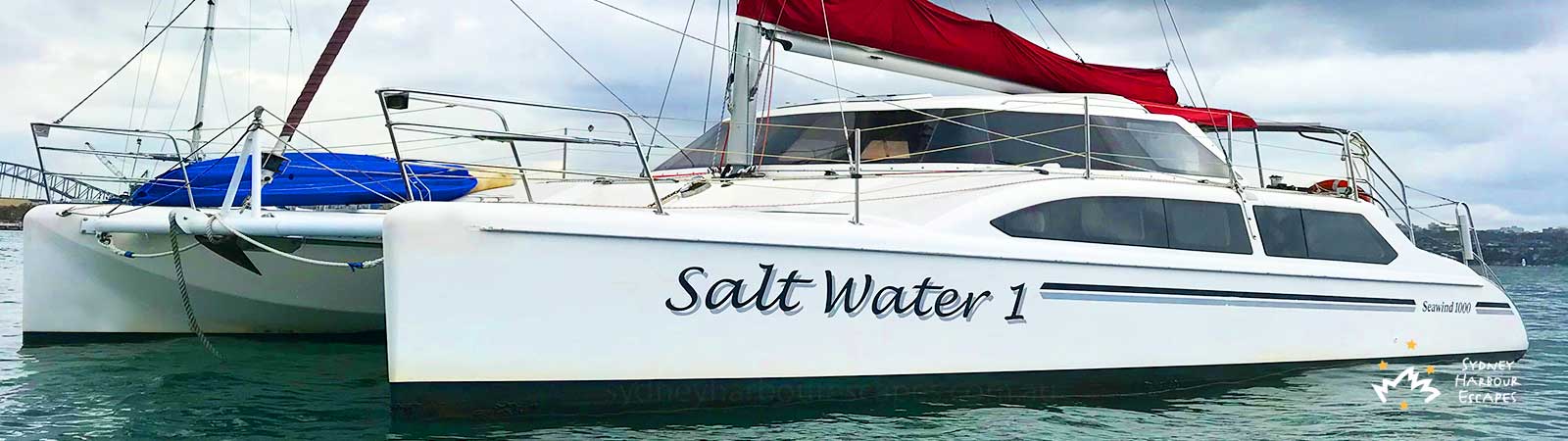 Saltwater I anchored on Sydney Harbour