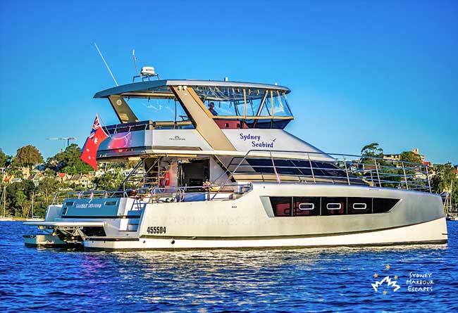 SYDNEY SEABIRD 50' Heliotrope Catamaran New Year's Eve Charter