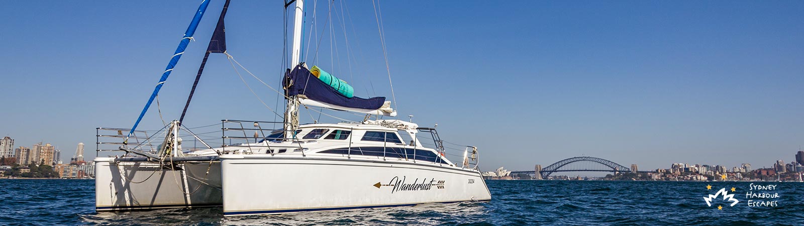 Wanderlust Anchored on Harbour