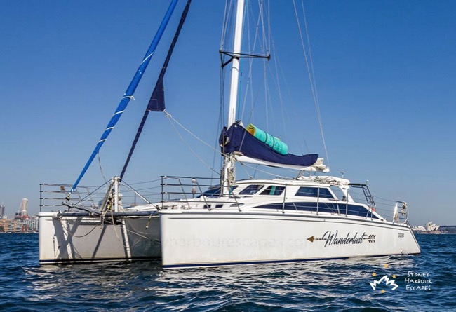 Wanderlust Anchored on Harbour