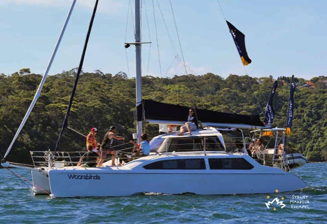 Woorabinda Anchored on Harbour 