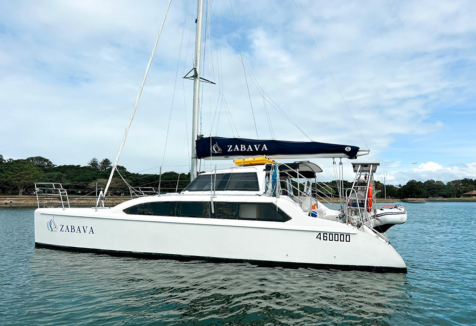 ZABAVA 34' Sailing Catamaran Private Cruise