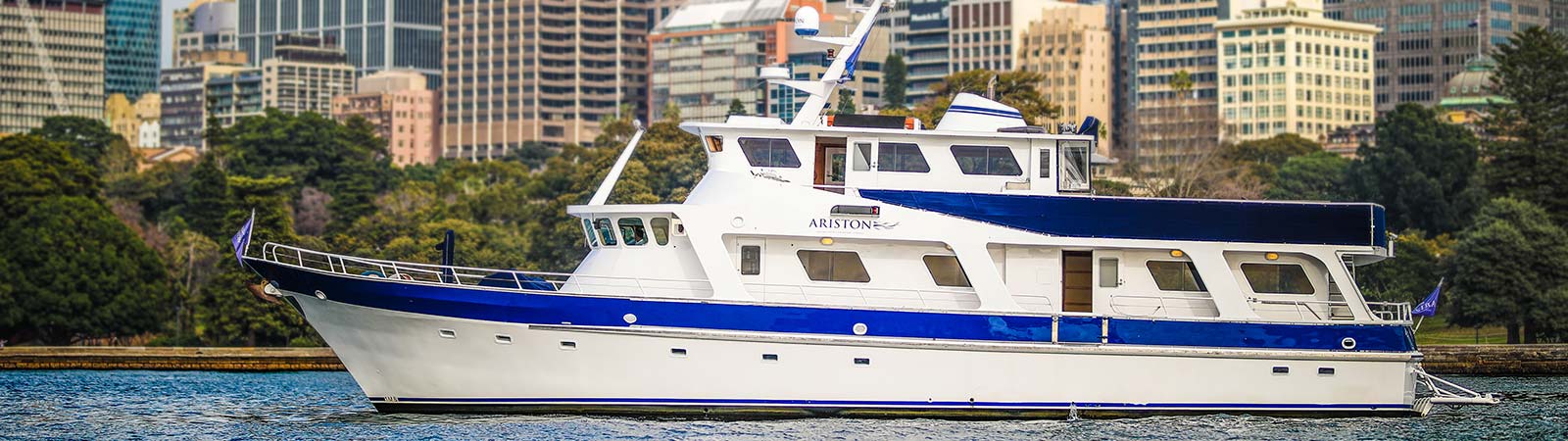 Ariston boat on Harbour