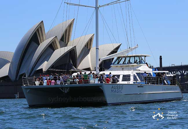 AUSSIE MAGIC 85' Luxury Sailing Catamaran Corporate Charter