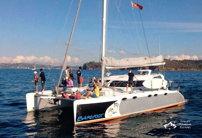 BAREFOOT 40' Luxury Sailing Catamaran Wedding Day Charter