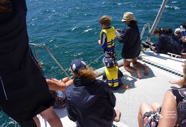 Barefoot Kids Enjoying Harbour 