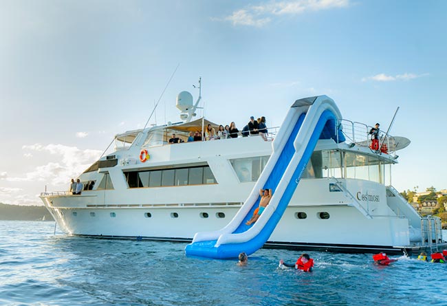 COSMOS II 105' Motor Yacht Luxury Corporate Boat Hire