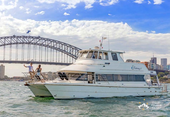 FLEETWING II 53' Motor Catamaran Cruiser New Year's Day Cruise