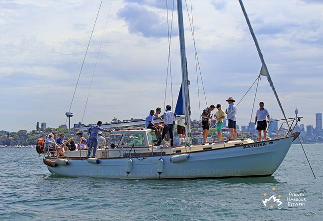 Katrina People Enjoying on Sydney Harbour