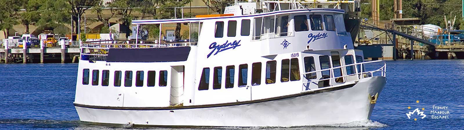 MV Sydney boat in Sydney Harbour Bridge