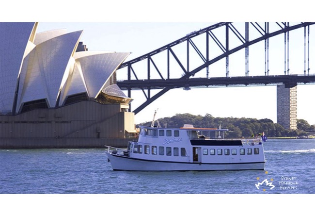 MV Sydney near Opera House 