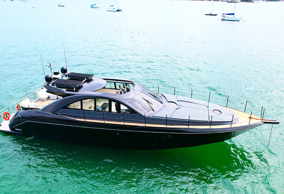 PROMETHEUS 77' Luxury Australia Day Charter Boat