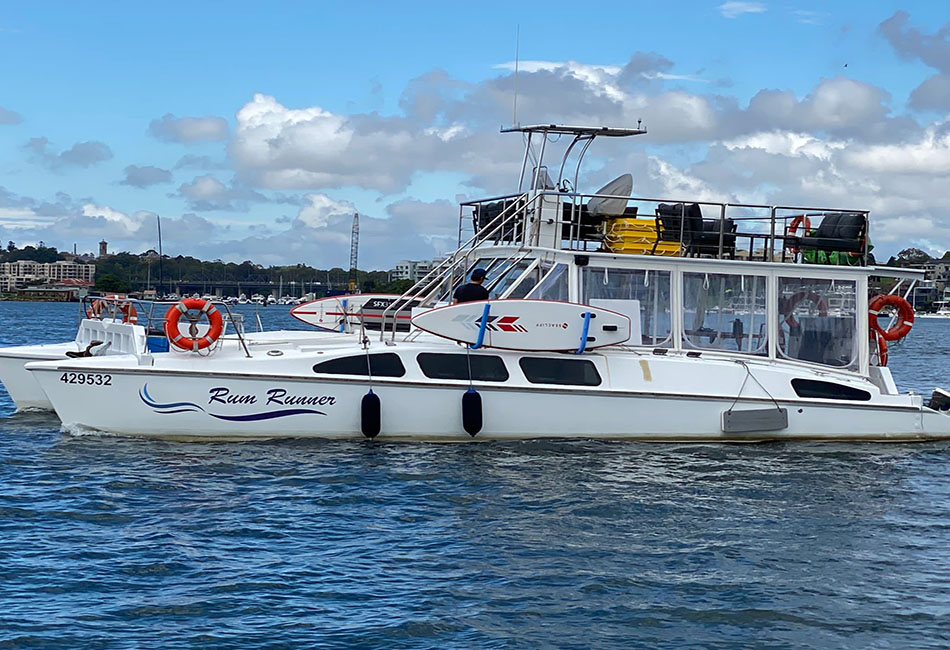 RUM RUNNER  47' Sailing Catamaran Australia Day Private Charter