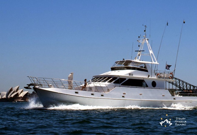 Aquarius 75' Cruiser New Year's Day Charters Sydney