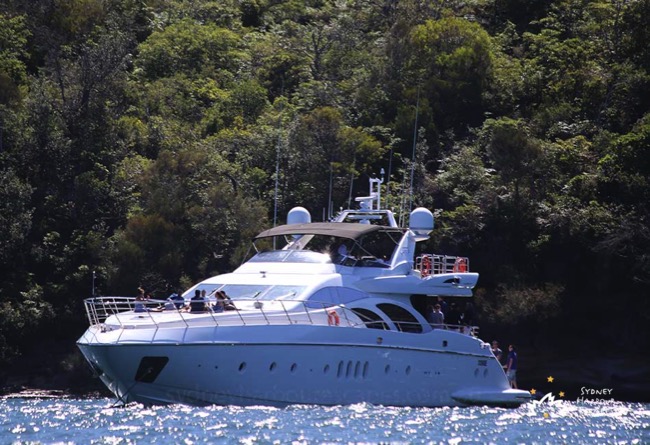 Seven Star Anchored on Harbour 