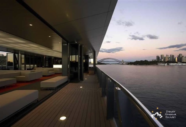 Starship Sydney top deck Harbour 
