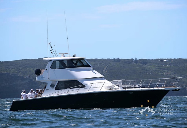 STATE OF THE ART 65' Luxury Motor Launch Australia Day Cruise