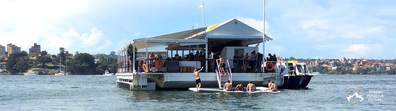 The Island Pontoon Hire Nye Cruise Sydney Harbour Charter