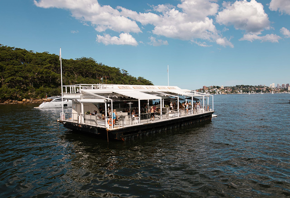 THE ISLAND Exclusive Wedding Water Venue Floating Pontoon