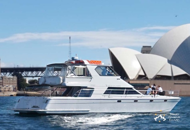 YARRANABBE 55' Twin hulled cruiser New Year's Eve charter